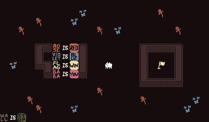 Rose is red, violet is blue, Baba is you